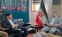 دیدار مدیر کل آموزش فنی وحرفه ای استان بوشهر با فرماندار دشتی